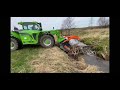 BEAVER DAM REMOVAL WITH EXCAVATOR