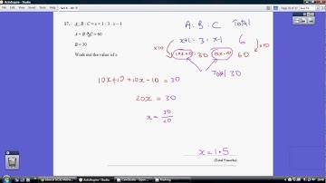 Edexcel GCSE Mathematics 9-1 Practice Tests Set 4 - 3H Q17