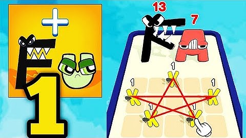 Merge Alphabet + Number Monster Fusion Lore All Levels Gameplay Part 1