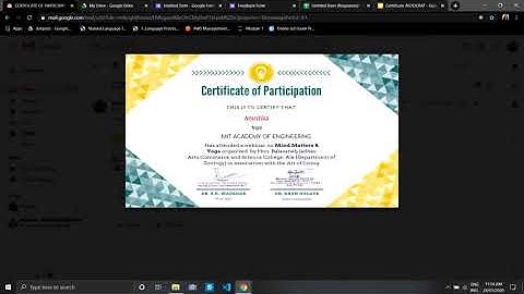 Generating Certificates Automatically from Google Form with AUTOCRAT
