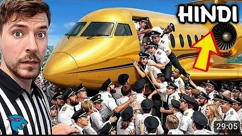 100 Pilots Fight For A Private Jet MR BEAST HINDI ‎⁨@MrBeast⁩  #mrbeast 
