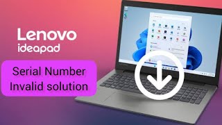 lenovo ideapad serial number update || how to update serial number || yoga || thinkpad || thinkbook