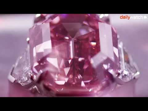 Video: Redki roza diamant je bil prodan po rekordni ceni