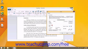Windows 8.1 Tutorial General Printing Options Microsoft Training Lesson 10.2