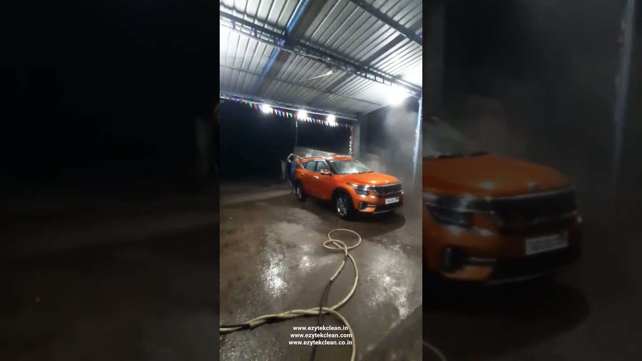 Car Washing High Pressure washer with 360 degree boom system - Manufacturer EZYTEK CLEAN PVT LTD