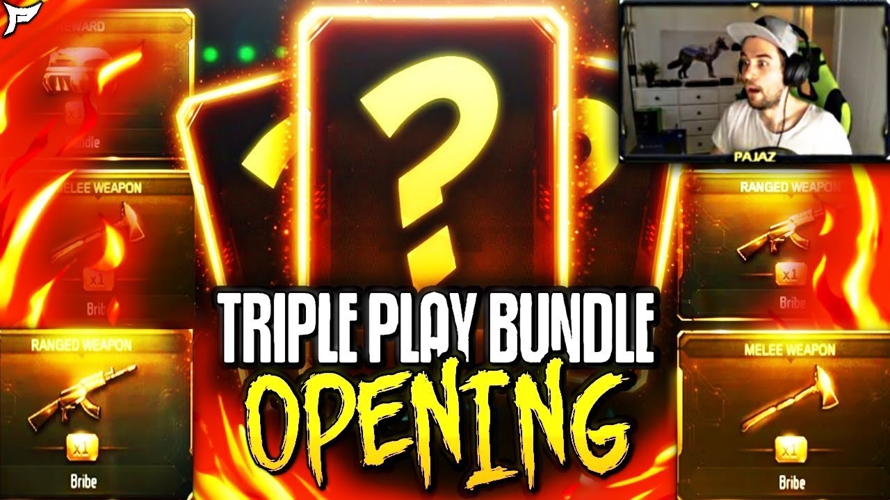 HUGE TRIPLE PLAY BUNDLE + 3000 CRYPTOKEYS OPENING! - Black Ops 3 *New* Triple Play Bundle