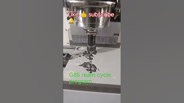 #vmc #G85 ream #cycle #program #Cosmos #CVM #800