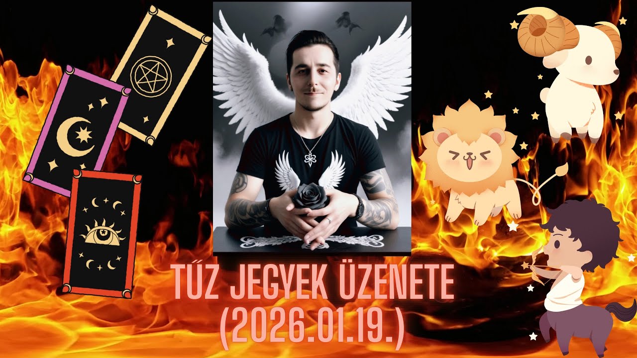 🔥Tűz jegyek üzenete🔥Kos♈️Oroszlán♌️Nyilas♐️ (2026.01.19.) 