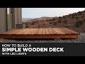 Building a Simple Wood Deck with LED Lights