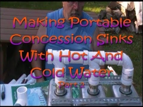 Making Portable Concession Sinks Part 2