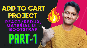 Add to cart Project Part-1 ( React , Redux , Material UI , React-Bootstrap ) @codefamily