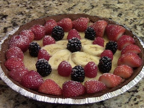 Homemade Fruits Custard Pie(Dessert)