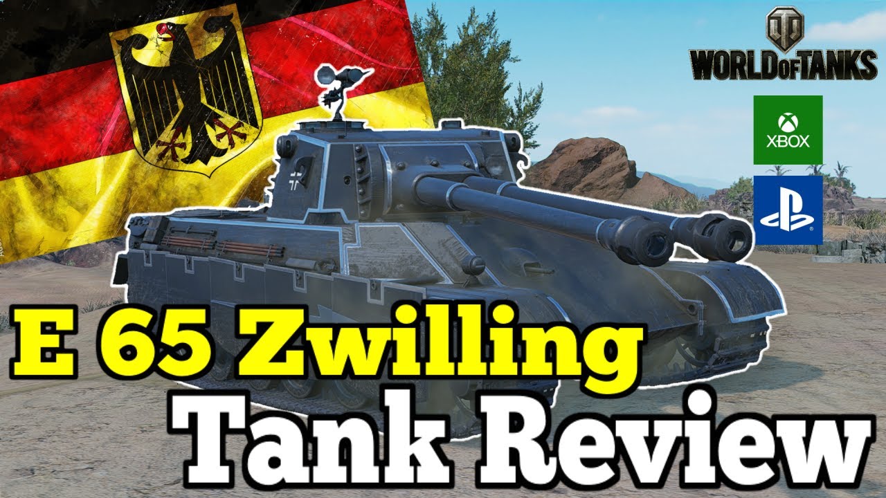 *НОВЫЙ* Обзор танка E 65 Zwilling — BLACK EDITION