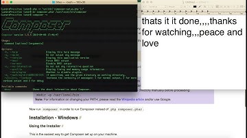 How to install composer on mac highSierra