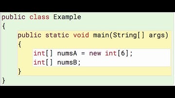 Java Arrays 3: int array variable that is not set - it stays null