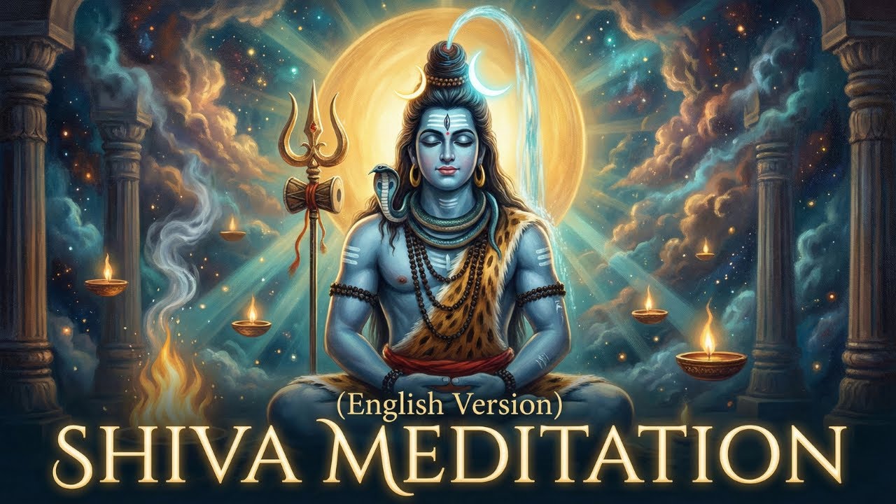 (English Version) Shiva Meditation to Fall Asleep Faster. 