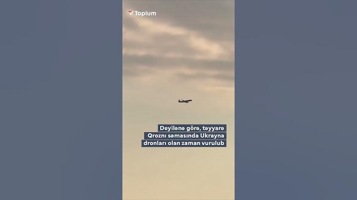 "Euronews": AZAL-ın təyyarəsini Rusiya vurub