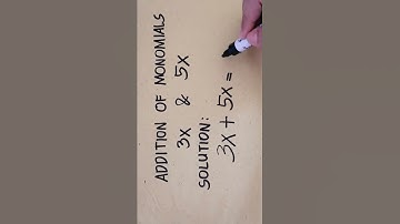 addition of monomials