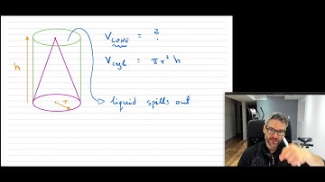 Grade 9 Math - Volume of a cylinder and a cone