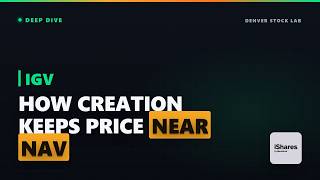 IGV: How Creation and Redemption Keeps Price Near NAV
