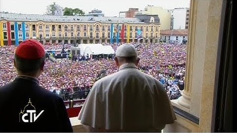 Colombia: Đức Thánh Cha nói với các bạn trẻ và chúc lành cho mọi người, 07.09.2017
