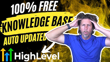 100% Free Knowledge Base for HighLevel (GoHighLevel)