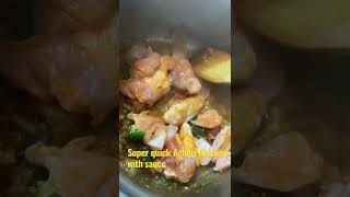 Super Quick Achari Chicken With Sauce