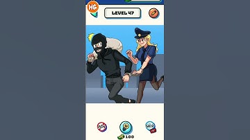 Draw Police level 47 gameplay walkthrough | All levels | android, iOS mobile | new update #shorts
