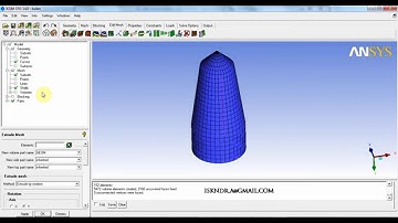 [ICEM CFD] Block mesh for bullet var.2