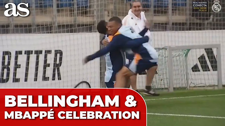 BELLINGHAM and MBAPPÉ wow REAL MADRID fans with EPIC CELEBRATION