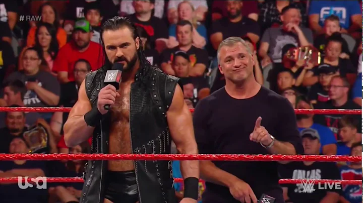 Shane McMahon and Drew McIntyre talk about what happened last week on RAW