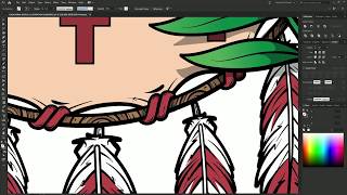 Oklahoma State Flag design - Adobe Illustrator Vector Project Time-Lapse Video