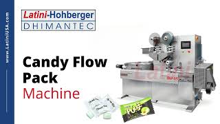 DP-15 Flow Pack Machine | High-Speed Candy Packaging Machine. Latini Hohberger Dhimantec USA