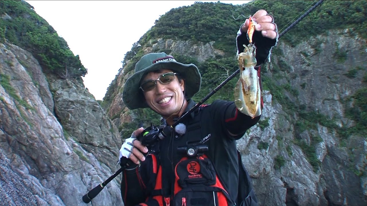 エギングの磯での仕掛けと釣り方 沖磯エギング