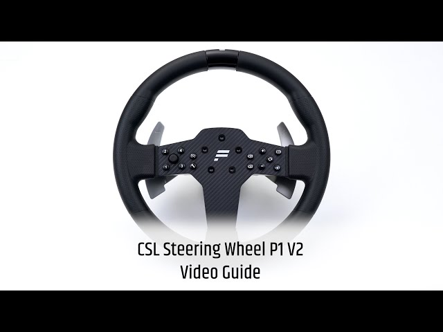 CSL Steering Wheel P1 V2 Video Guide   YouTube