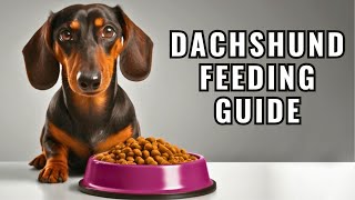 How Much Should I Feed My DACHSHUND and WHAT?