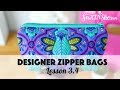 Designer Zipper Bags - Lesson 3.4 Boxing All the Corners Including the Top