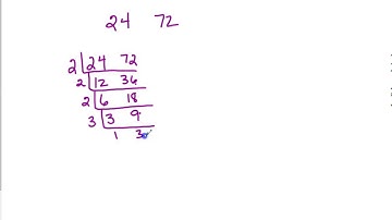 Finding the GCF using the ladder