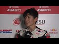 Haruki Noguchi Qualifying Interview | Round 4: Buriram 2018 | Idemitsu Asia Talent Cup