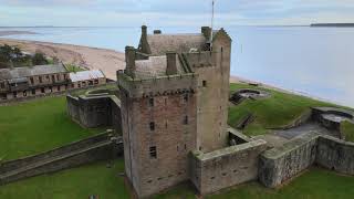 Drone Footage 4K {Broughty Ferry Castle} Dundee Scotland