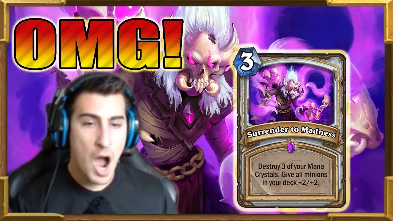 Hearthstone: He Played Surrender To Madness In Arena ! This Is Insane!