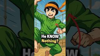 How did Rock Lee pass the academy?🙄 #shorts #anime #naruto #animeexplained