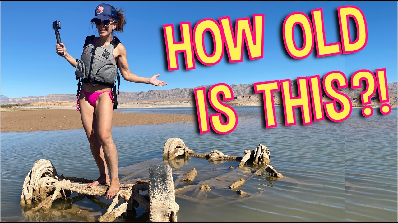 Receding Lake Mead Reveals a Mysterious Old Car!