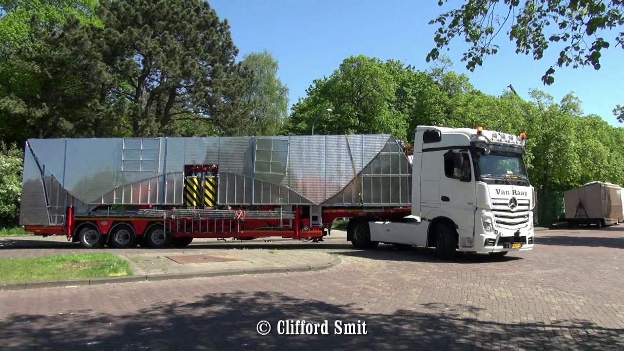 Kermis Haarlem 2018 Afbouw en transport Zaanenlaan Deel 4