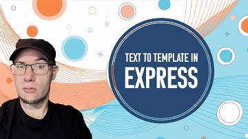 Text to Template in Express