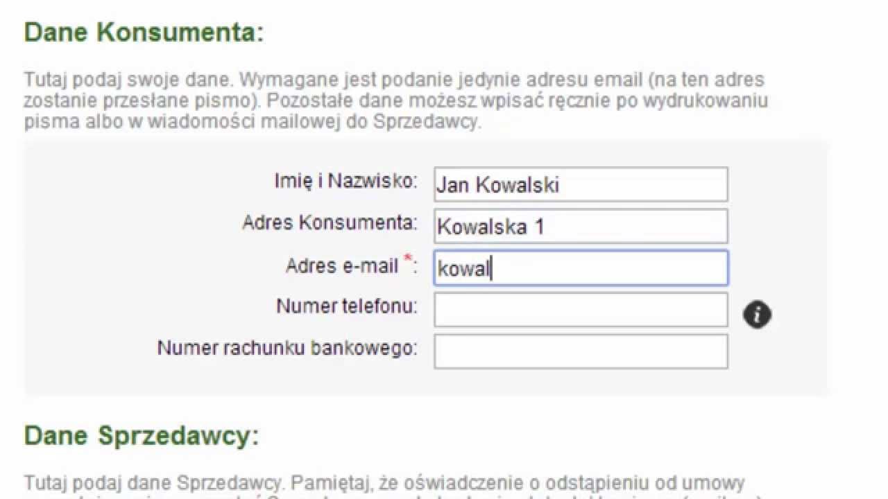 Zwrot Towaru Zakupionego Przez Internet Odstapienie Od Umowy Zawartej Na Odleglosc Youtube