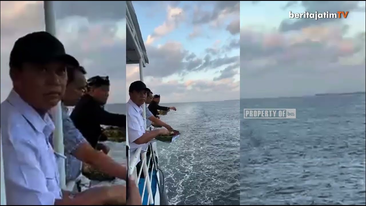 Penari Seblang Subuh Menari di Atas Ferry Selat Bali, Ritual Mohon Keselamatan Tahun Baru Islam