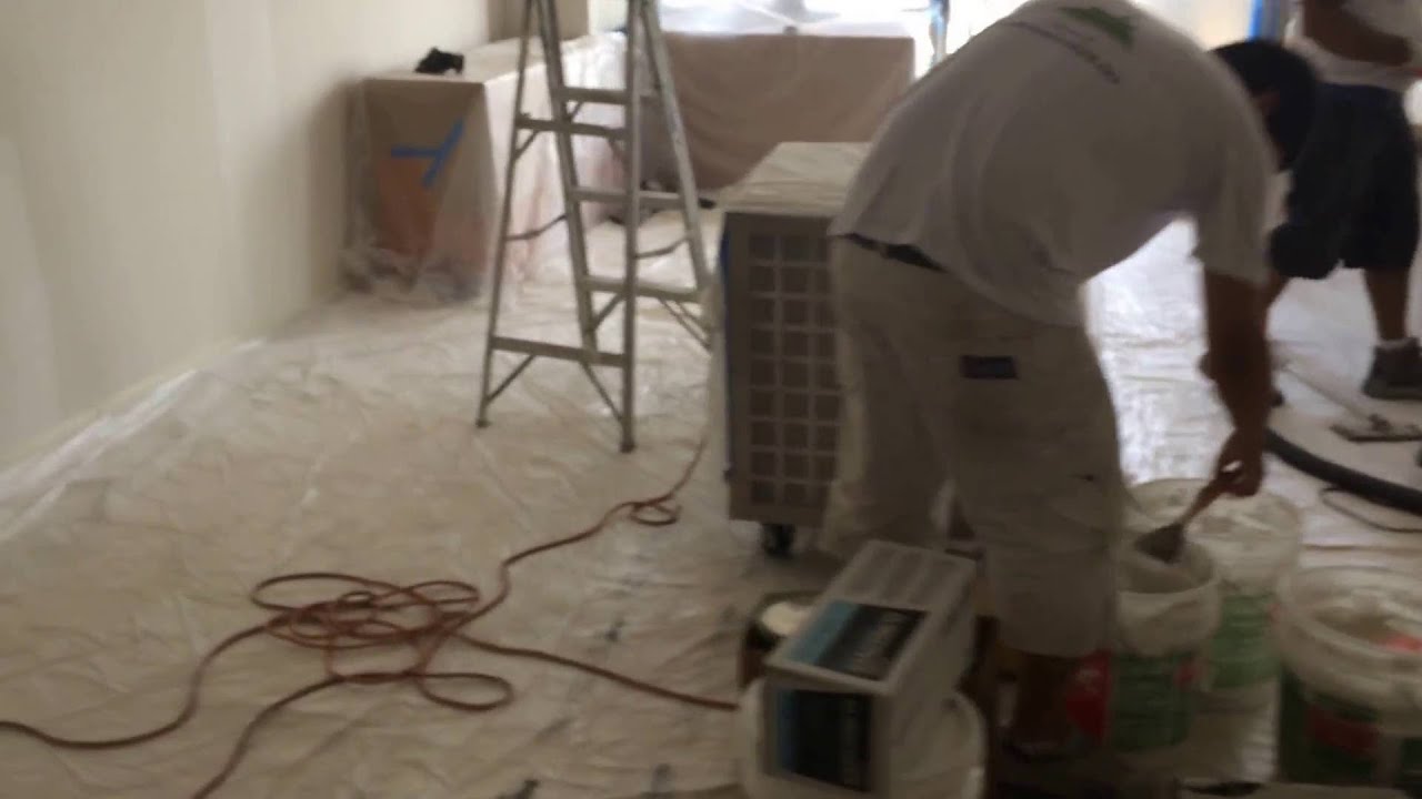 skim coat over popcorn ceiling