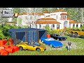 BILLIONAIRE'S ABANDONED MANSION! (FOUND LAMBO & CORVETTE IN SHIPPING CONTAINERS!) | ROLEPLAY