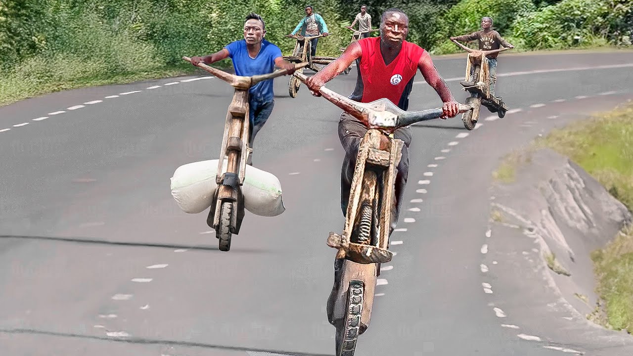 A Day in the Life of an African Wooden Scooter Crew